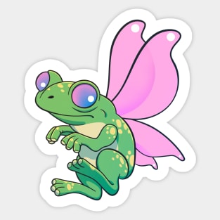 Fairy frog Sticker